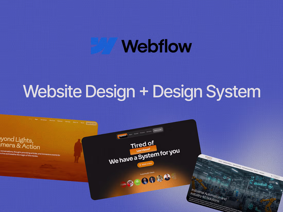 Cover image for Webflow Design + Development