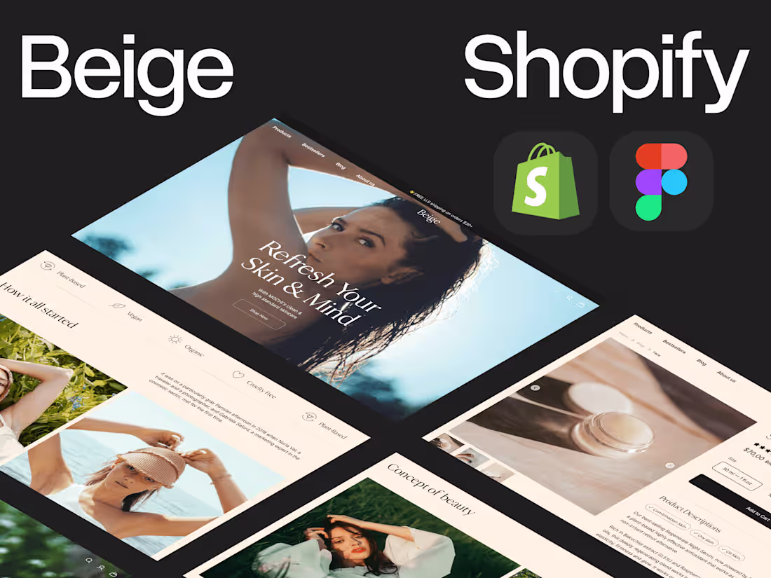 Cover image for I will design ecom, dropshipping shopify website