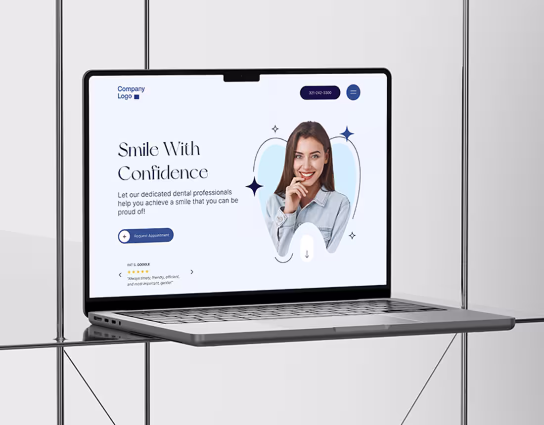 Cover image for Dental Clinic Website | UI/UX | Landing page
