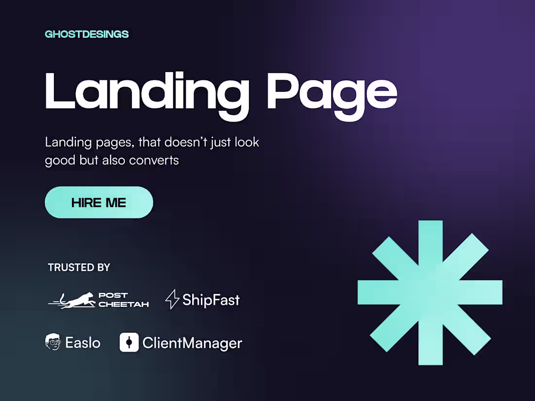 Cover image for Landing page
