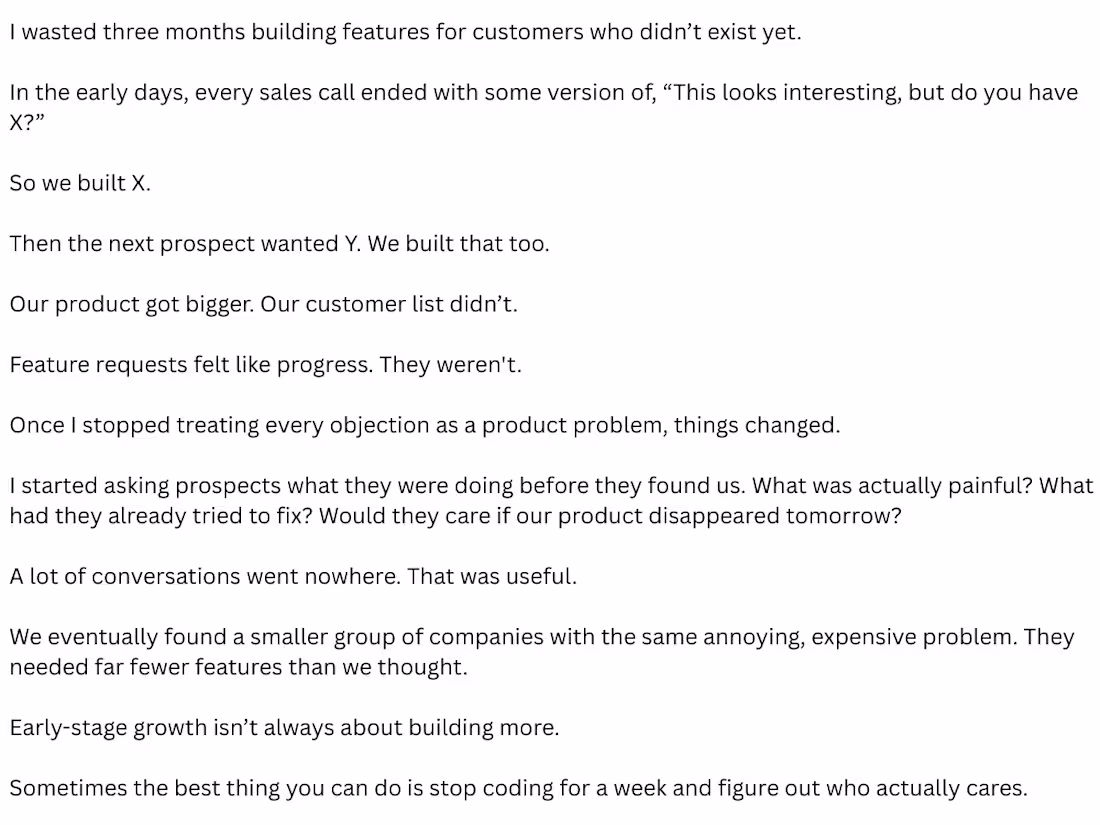 Cover image for LinkedIn Ghostwriting — Founder Story