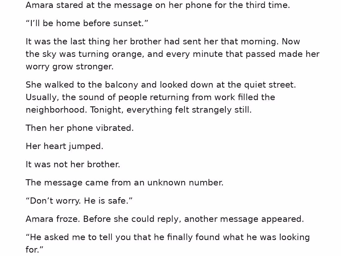 Cover image for Short story/fiction sample Ebook sample Blog/article sample ...