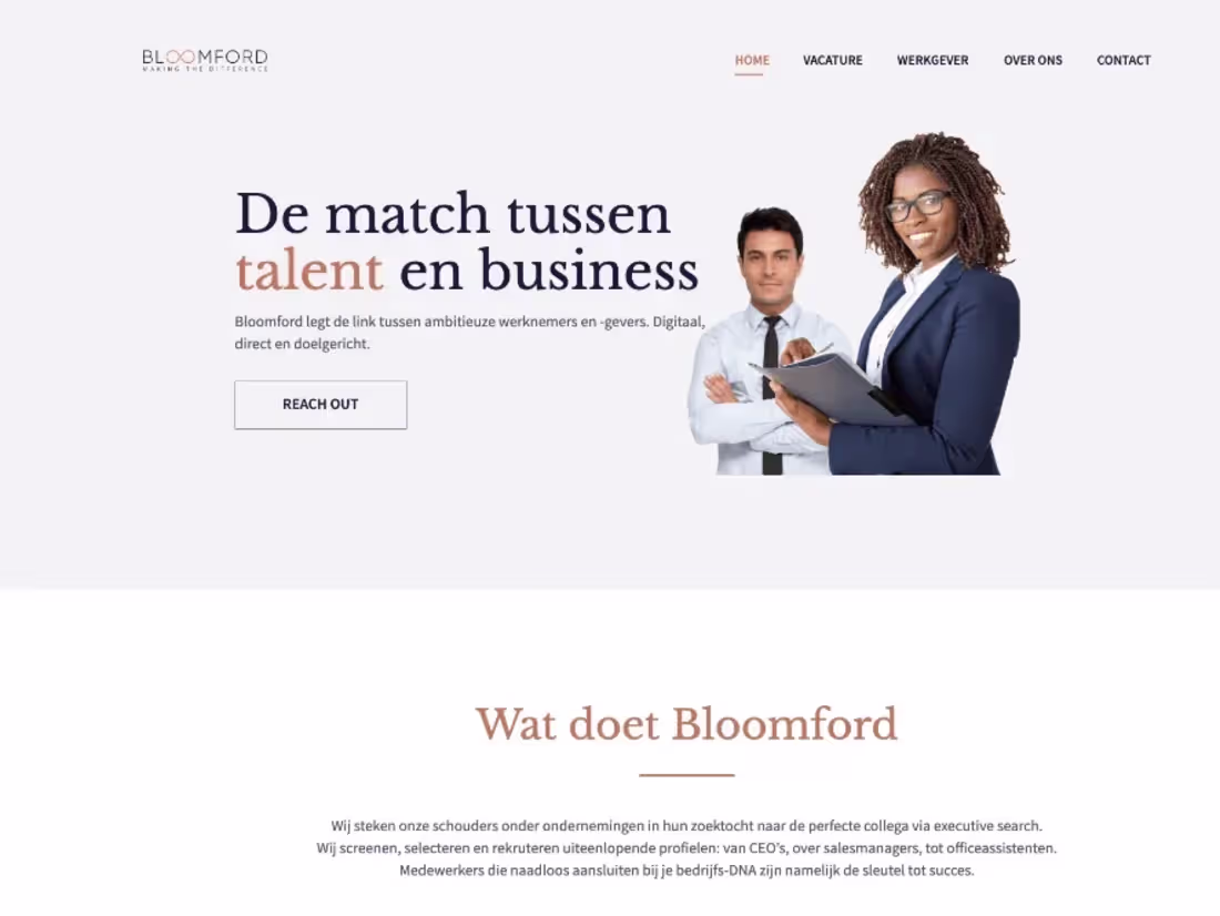 Cover image for Bloomford Executive Search