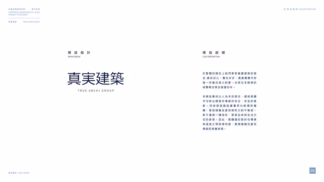 Cover image for Corporate Identity System for True Architecture Group