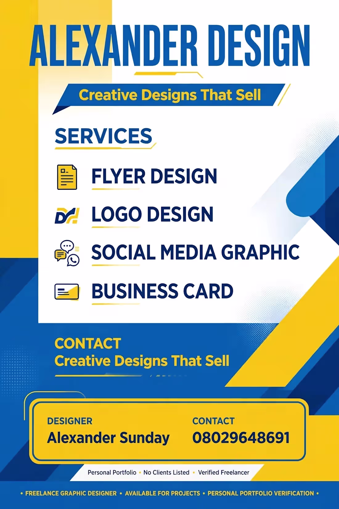 Cover image for Professional Graphic Design - Flyer, Logo, Social Media