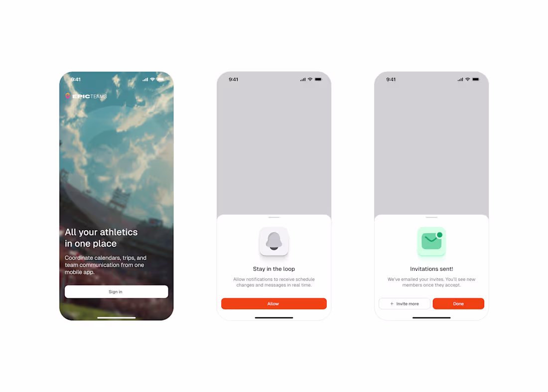 Cover image for Epic Teams mobile app design