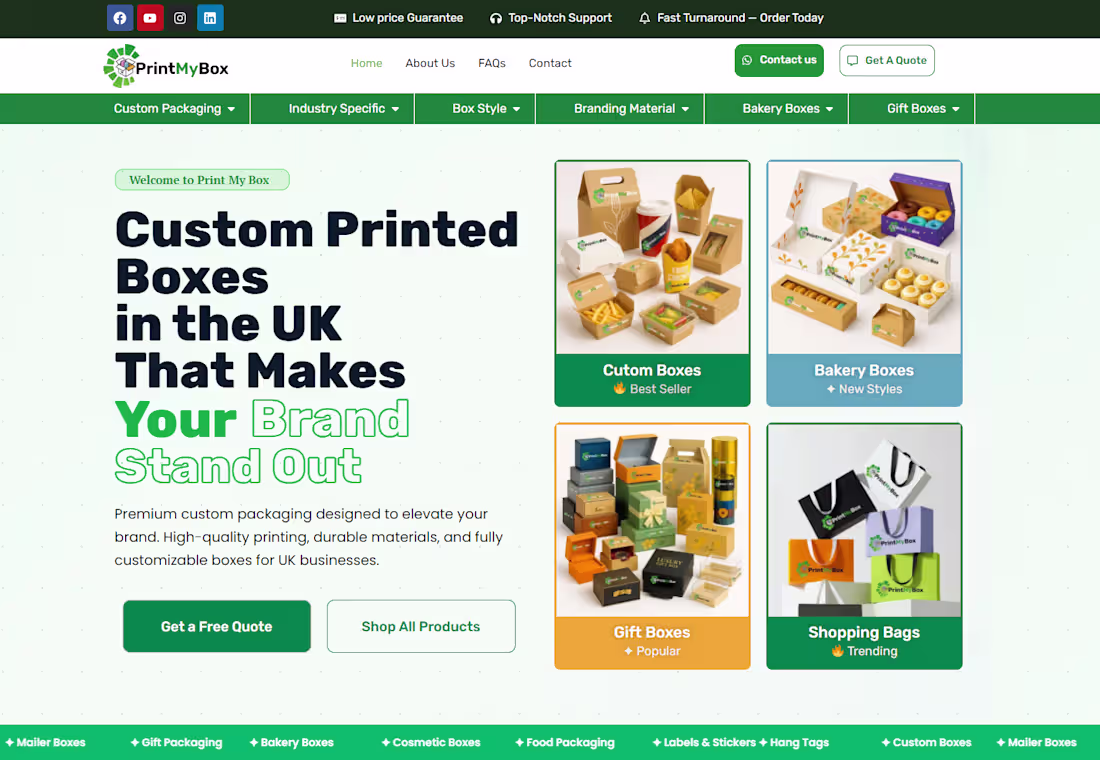 Cover image for Print My Box E-Commerce Platform