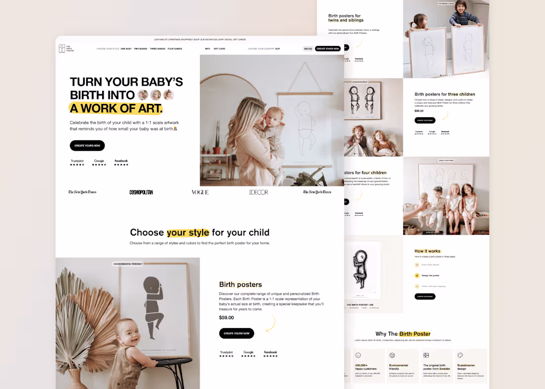 Cover image for Custom Landing Page Design &