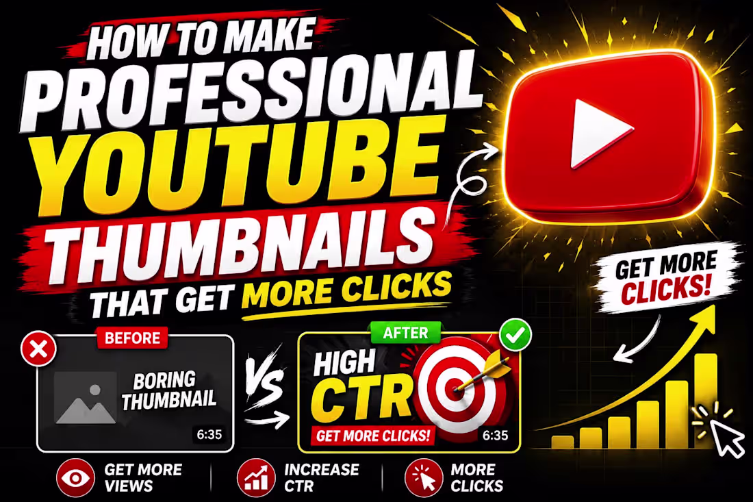 Cover image for A high-impact YouTube thumbnail designed