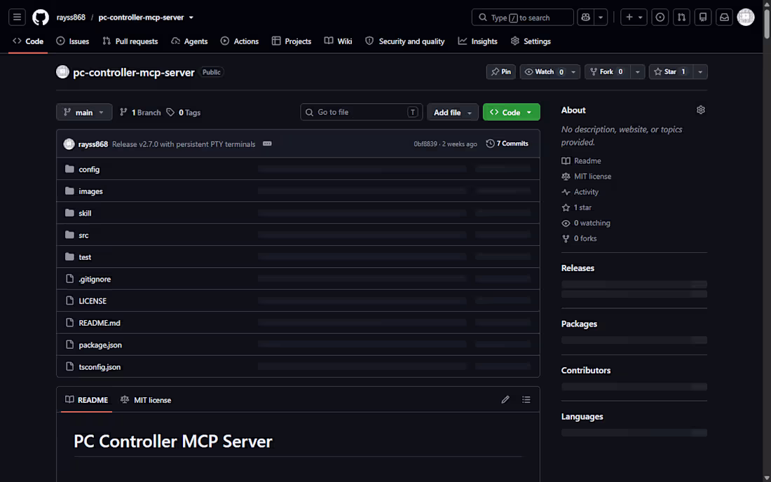 Cover image for PC Controller MCP Server —