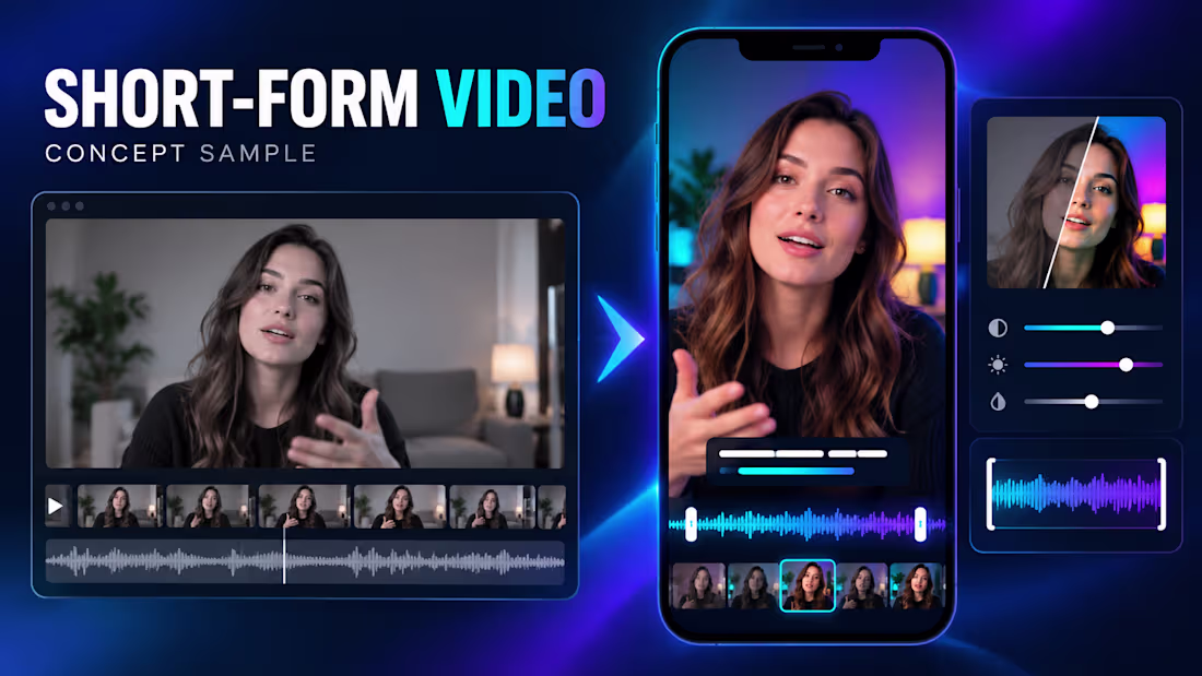 Cover image for SHORT-FORM VIDEO EDITING — CONCEPT