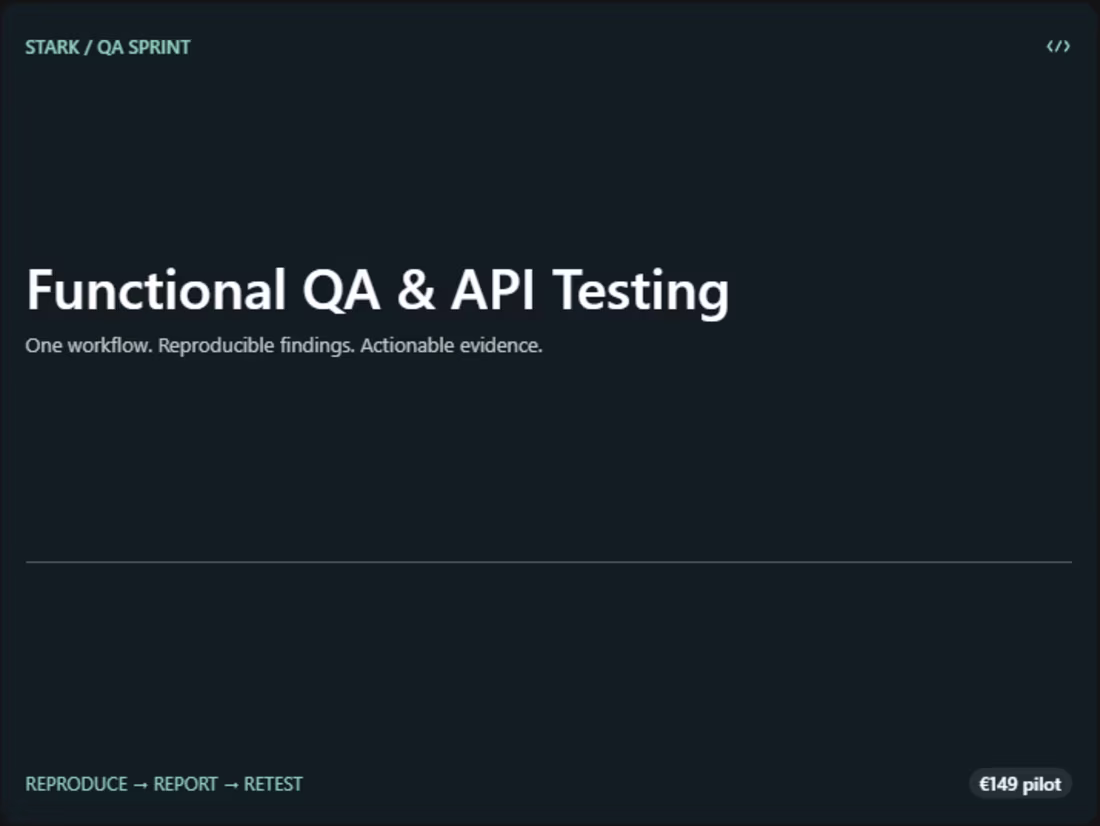 Cover image for Functional QA for One Website Flow or REST API