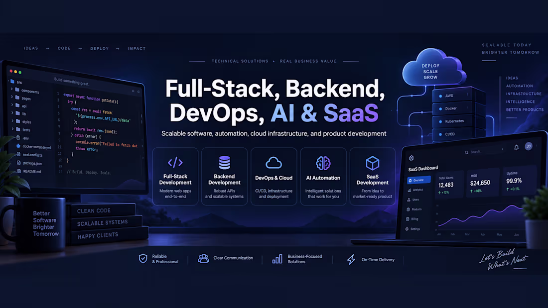 Cover image for Full-Stack Web App Development