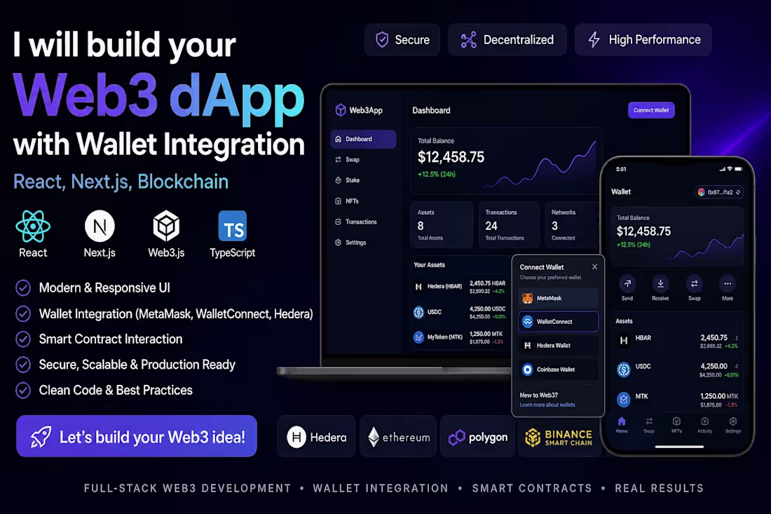 Cover image for Build your Web3 DApp with Wallet Integration