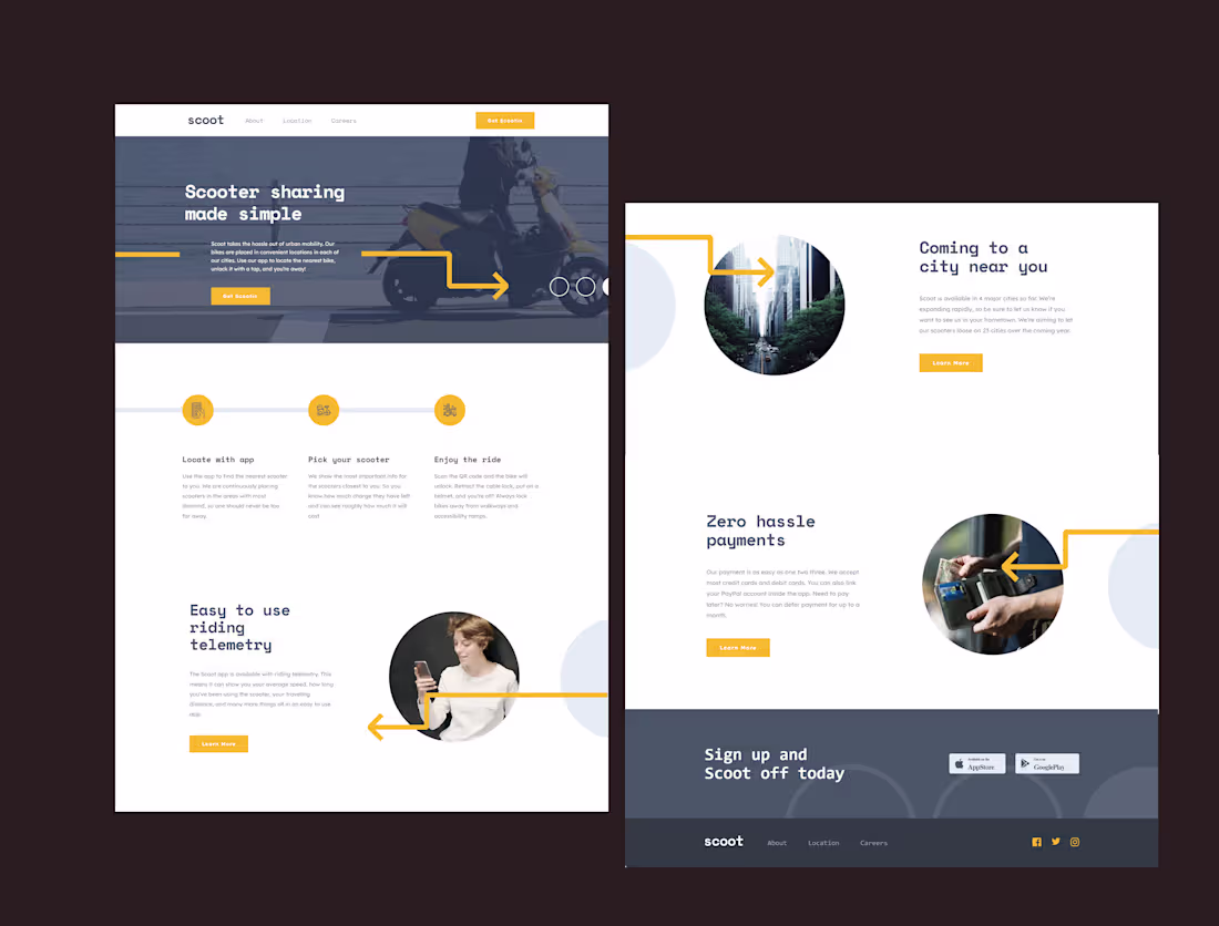 Cover image for Scoot – Multi-Page Tech Startup