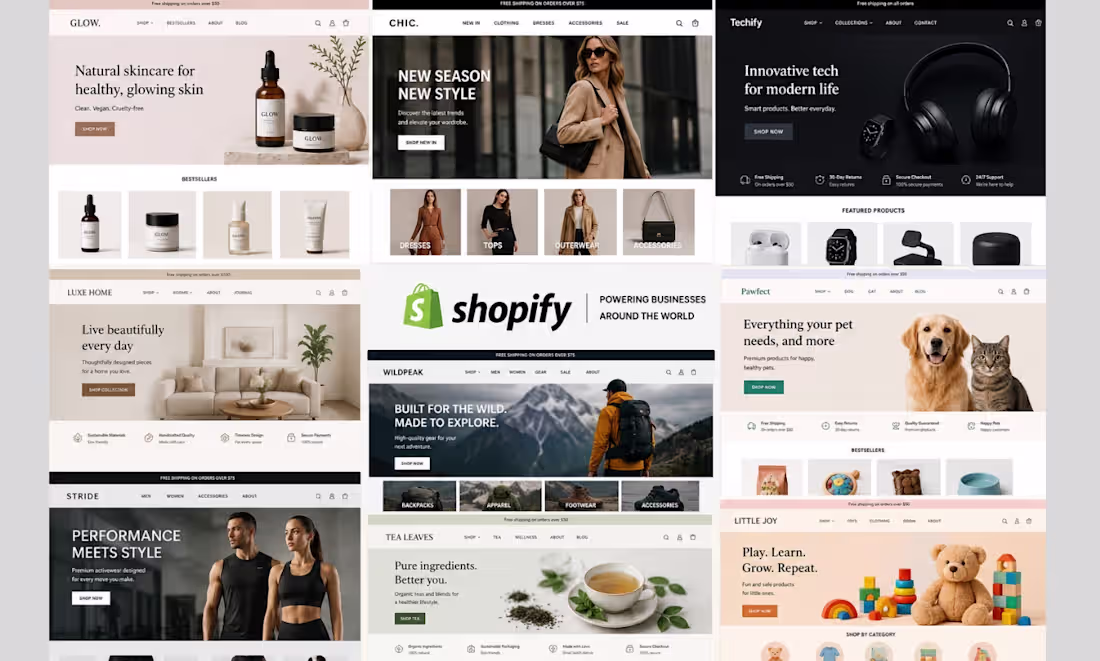 Cover image for Shopify store design and redesign
