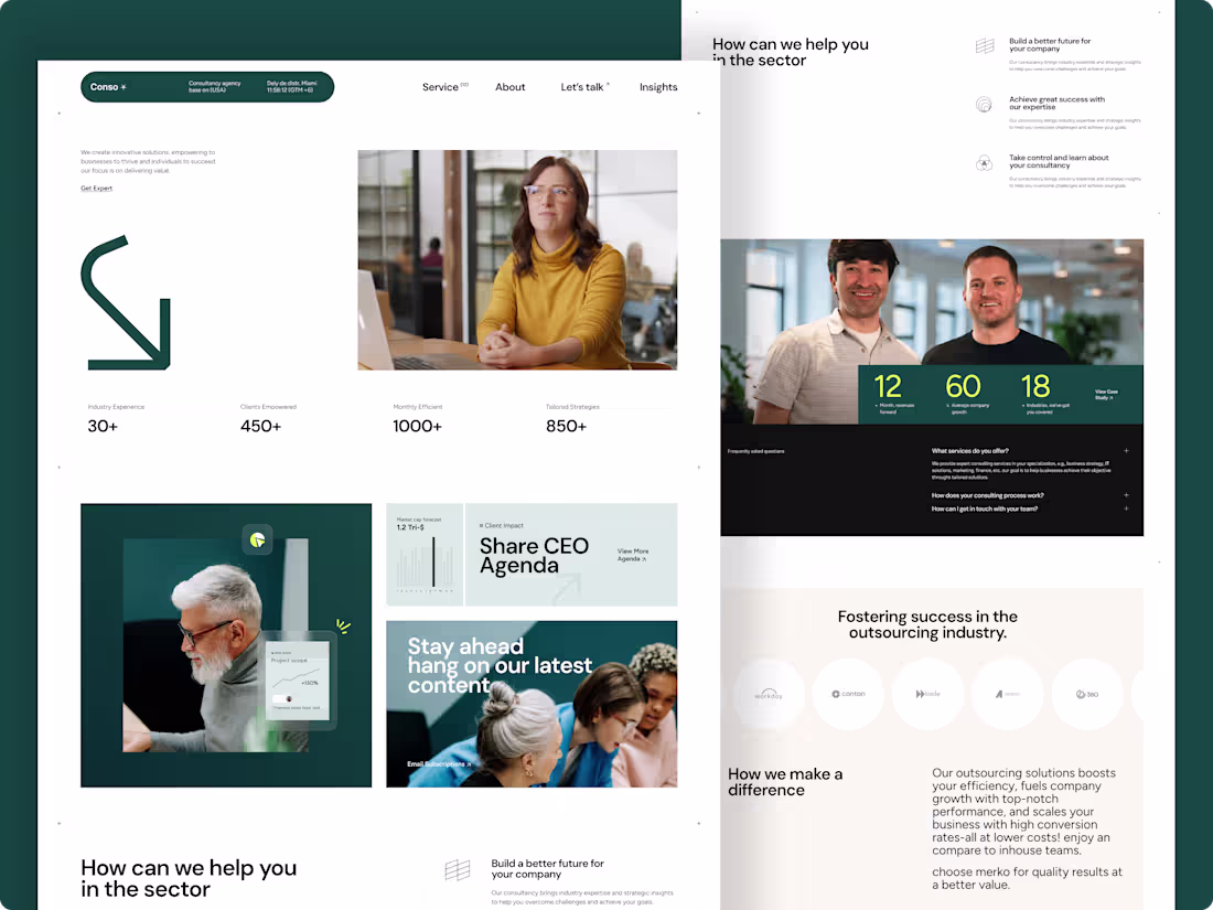Cover image for Conso — Consulting Agency Website