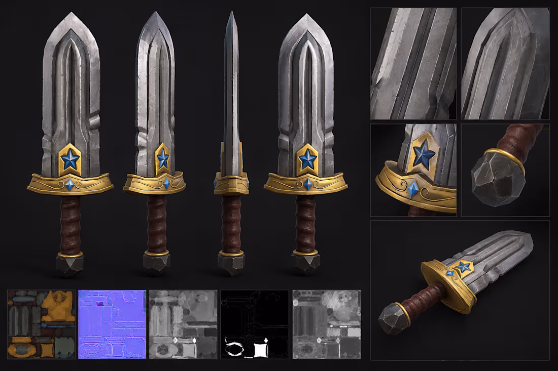 Cover image for 3D High Quality Game Sword