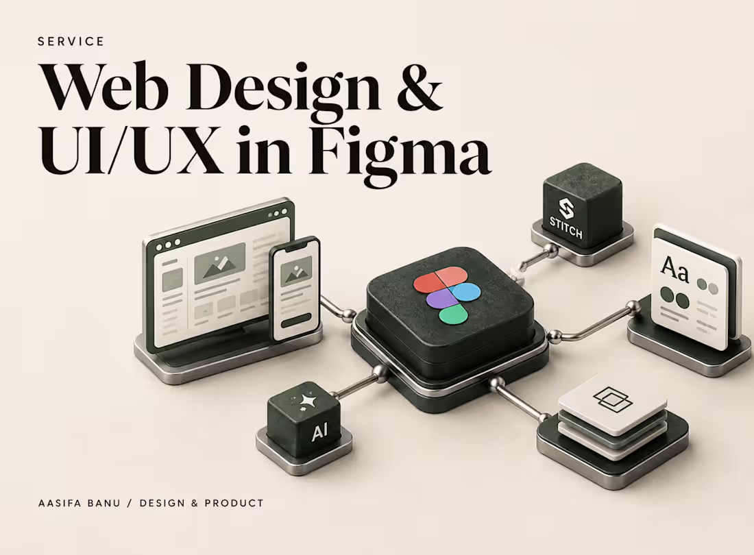 Cover image for Web Design & UI/UX Prototyping