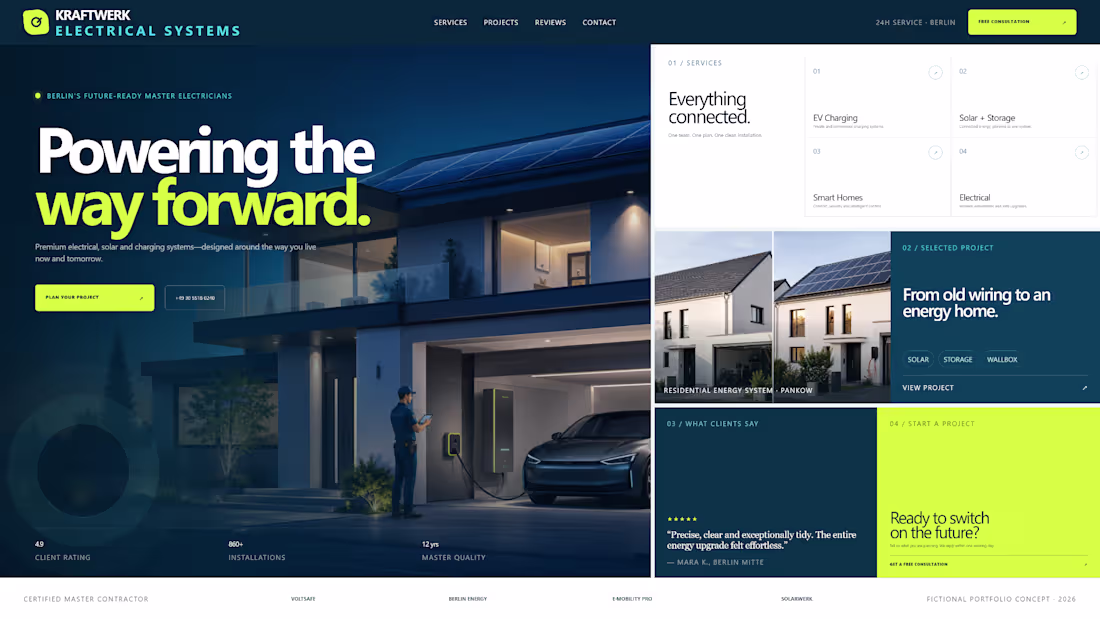 Cover image for Website template for my portfolio