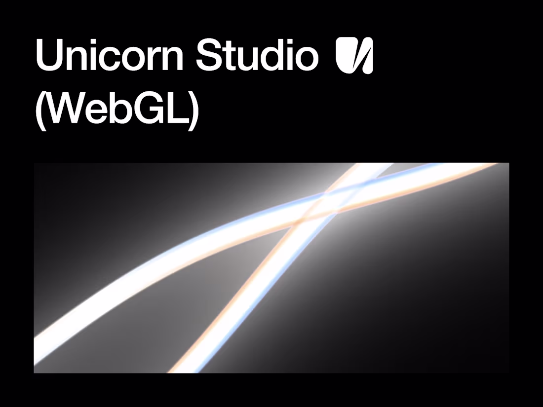Cover image for Unicorn Studio (WebGL)