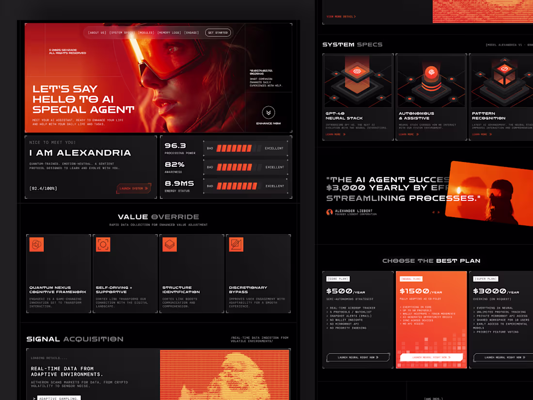 Cover image for Landing Page UI/UX Design