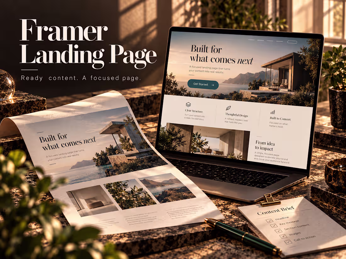 Cover image for Framer Landing Page