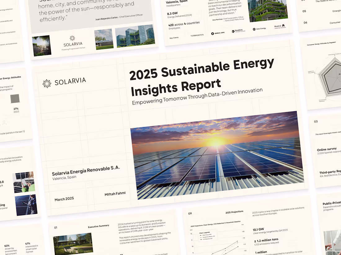 Cover image for SOLARVIA Investor Insights Deck