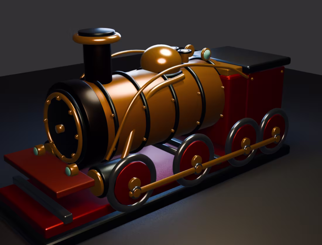 Cover image for A steam engine I made a while back
