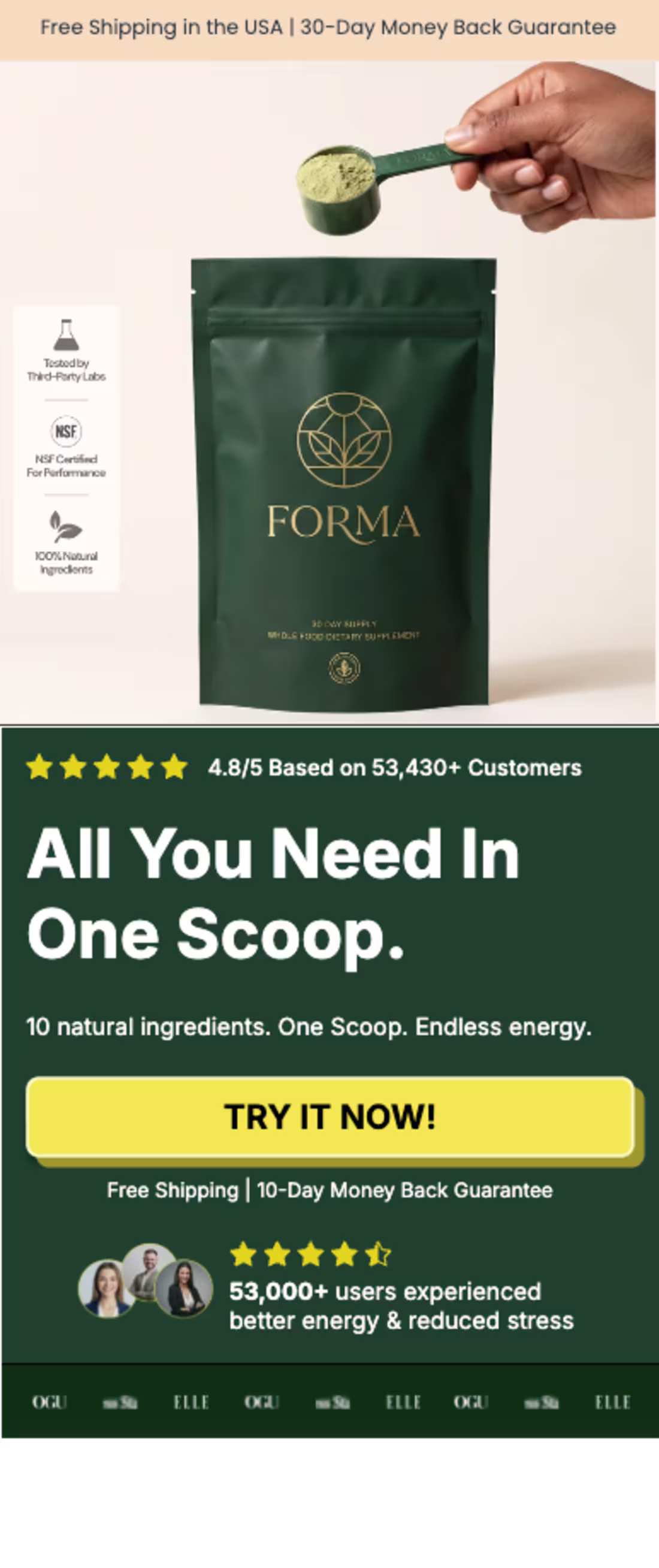 Cover image for Sales Page for a Health