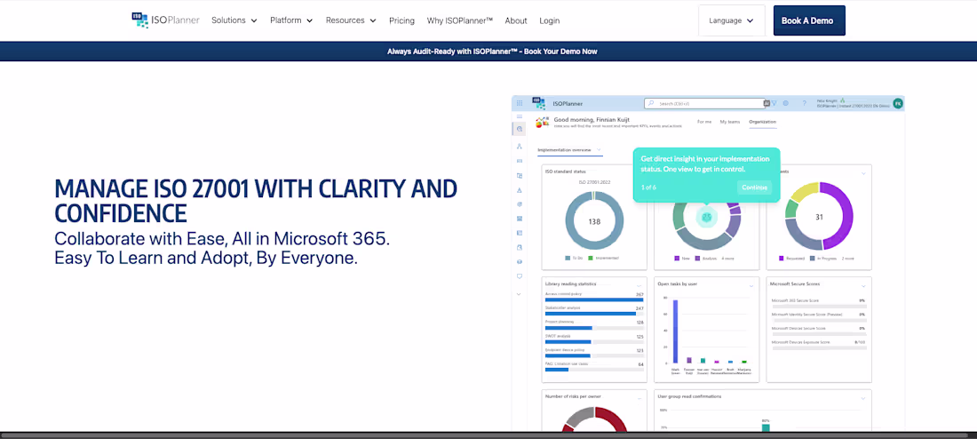Cover image for ISOPlanner empower teams to simplify