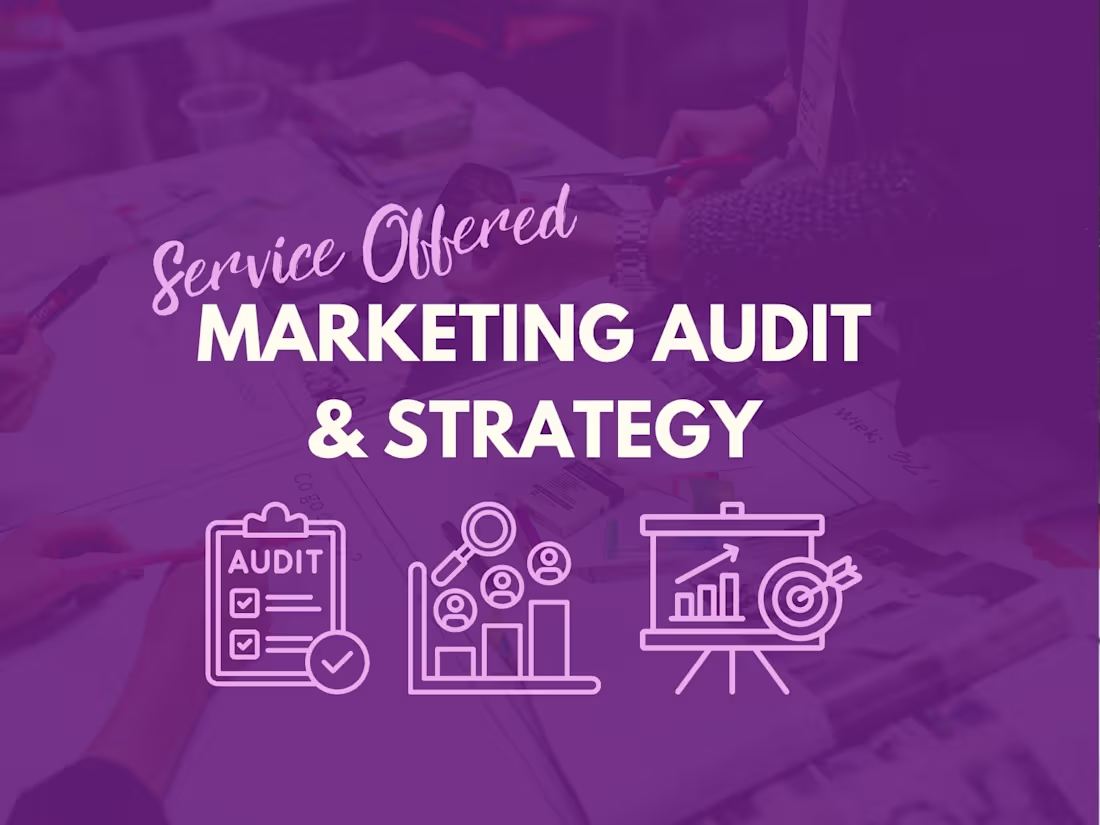 Cover image for Marketing Audit & Strategy