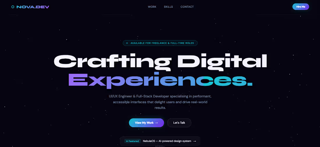 Cover image for Custom Full-Stack Website & Landing Page Development