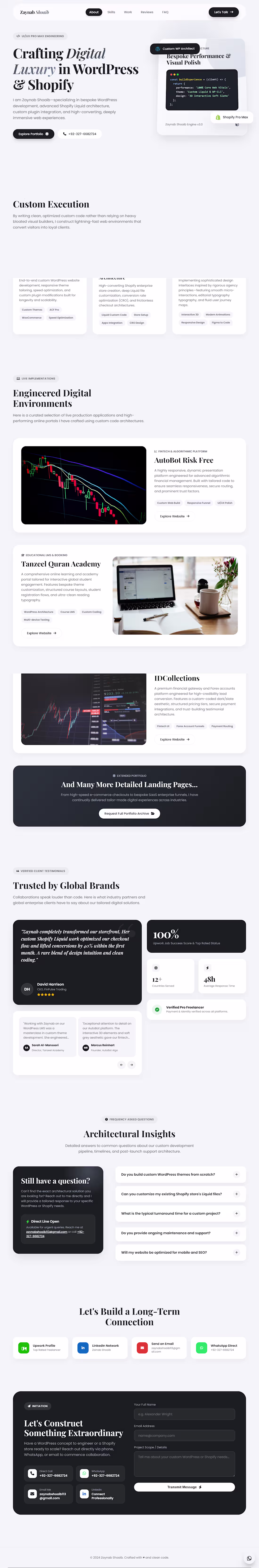 Cover image for Portfolio Website Development