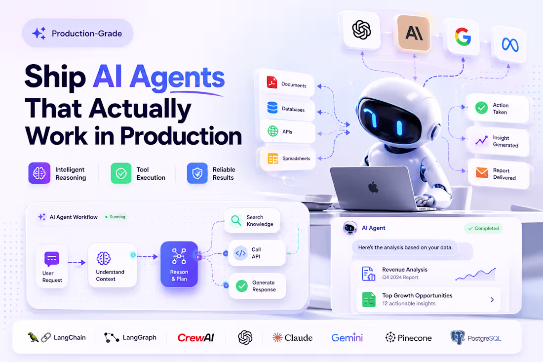 Cover image for Production-Grade AI Agents & LLM Systems