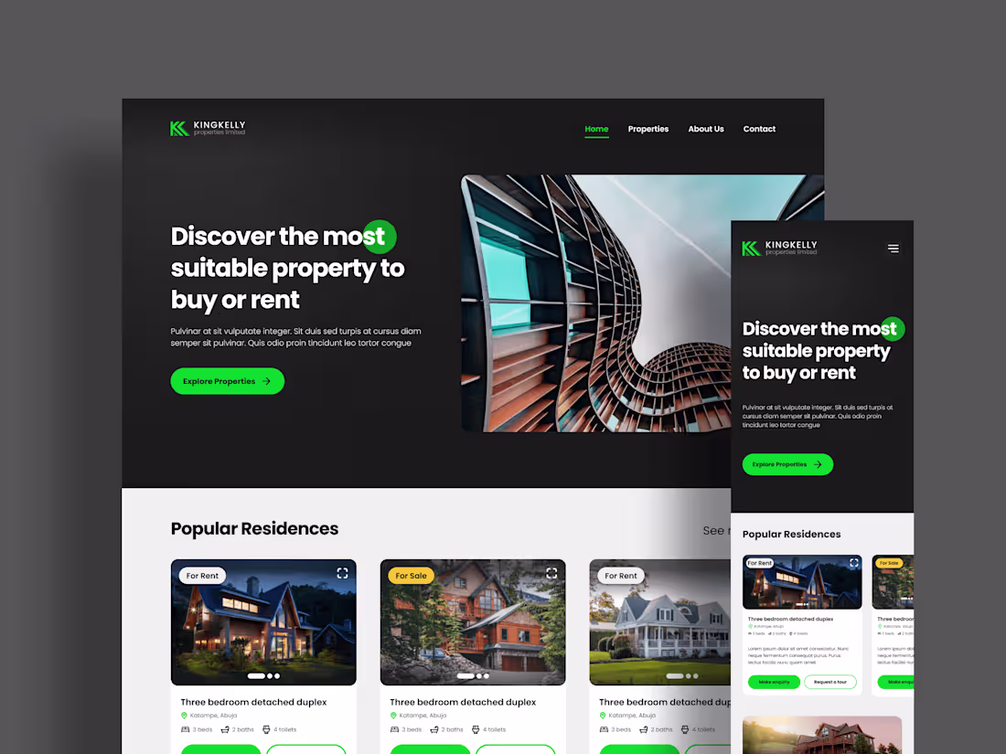 Cover image for KingKelly Properties