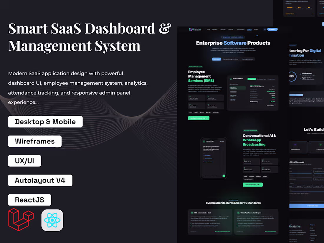 Cover image for build smart SaaS dashboard and management system