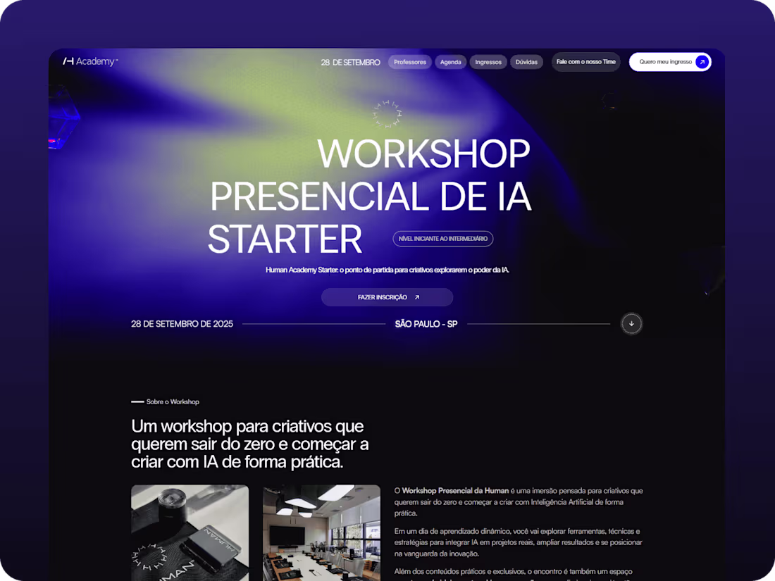 Cover image for AI Workshop Landing Page