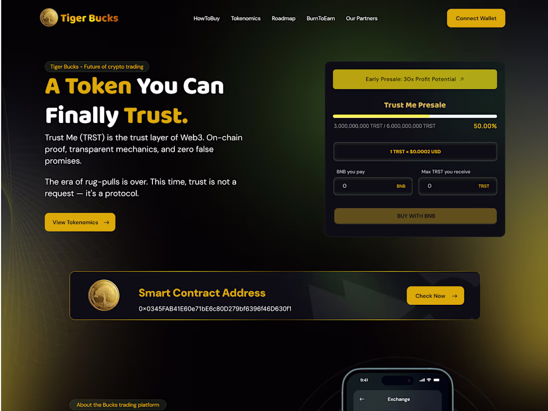 Cover image for Just designed a Crypto Website