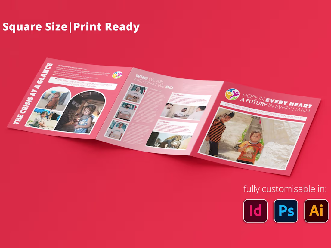 Cover image for Square Tri-Fold Brochure Design
Designed a