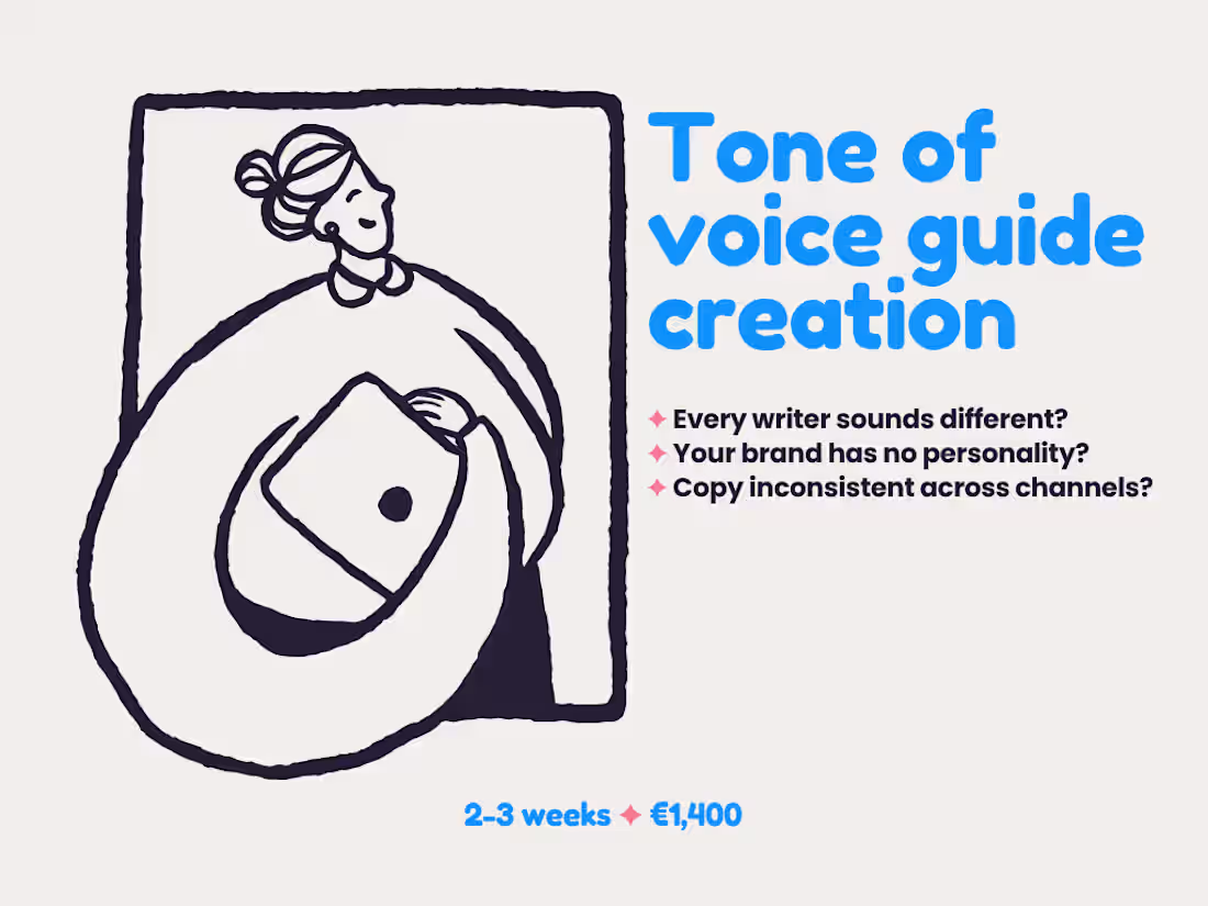 Cover image for Tone of voice guide creation