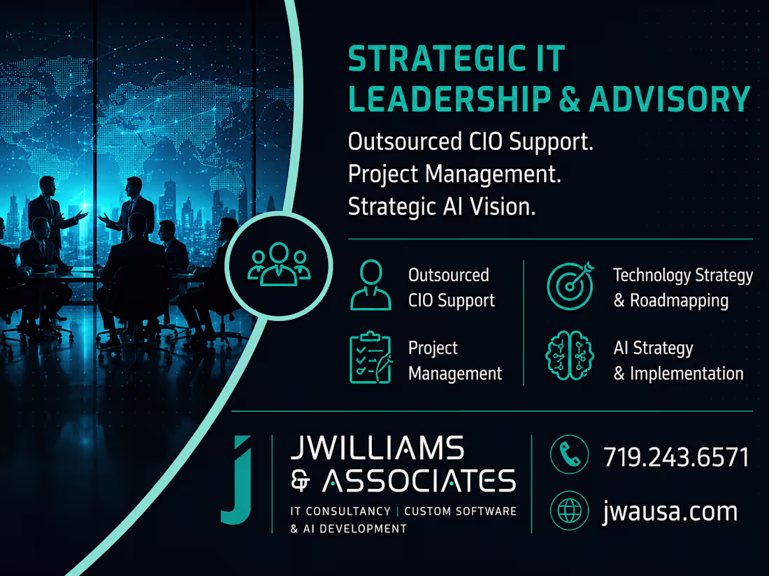 Cover image for Strategic IT Leadership & Technology Advisory