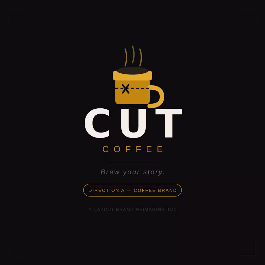 Cover image for Creative Branding for CapCut: A Coffee Concept Redesign