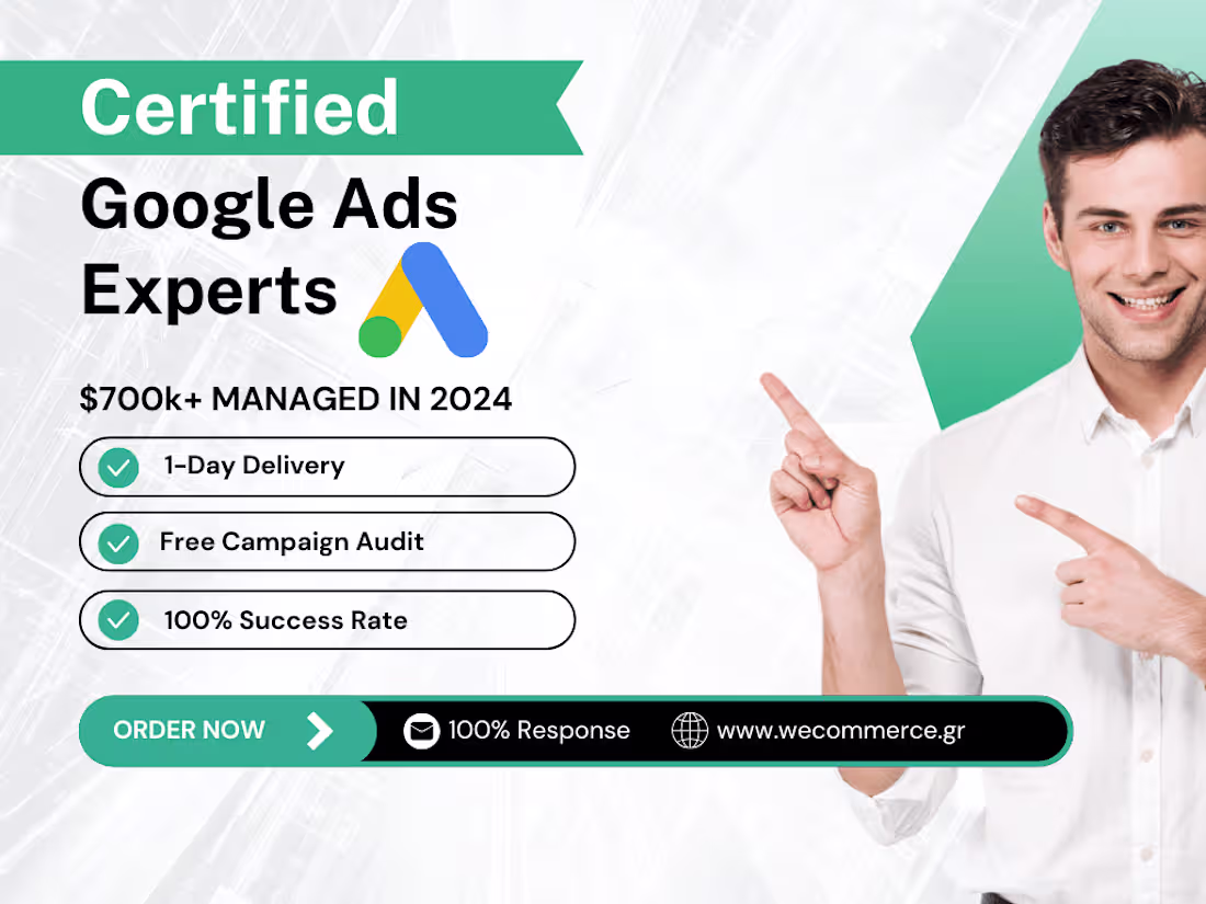 Cover image for Google Ads Campaigns Setup & Management - Maximize Your Results!