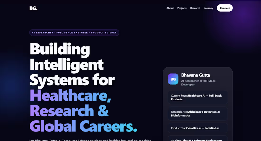 Cover image for AI Developer Portfolio Website