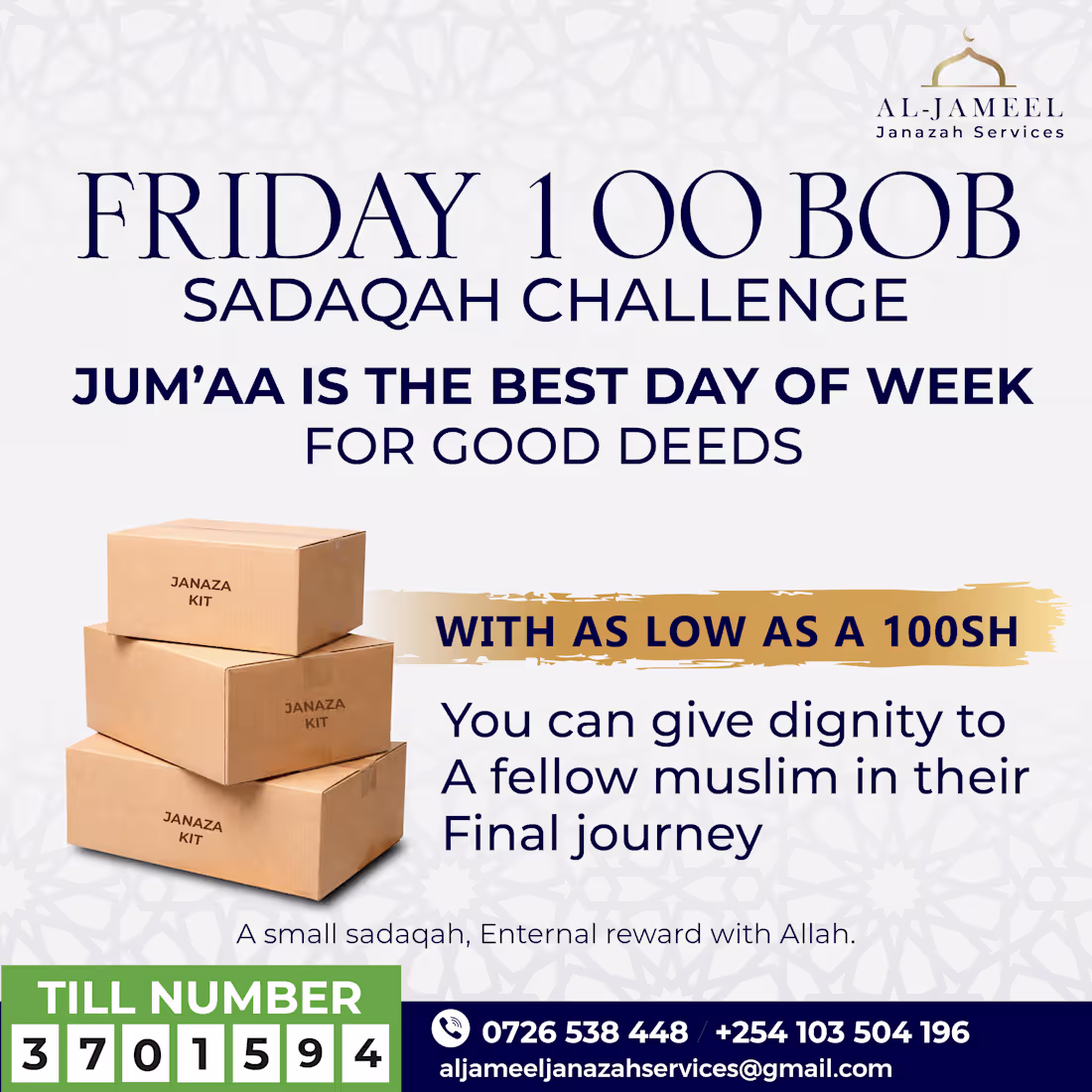 Cover image for Friday reminder Islamic flyer for