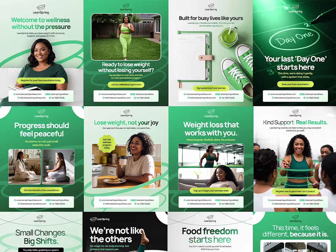 Cover image for Social Media Designs rollout for LeanSpring