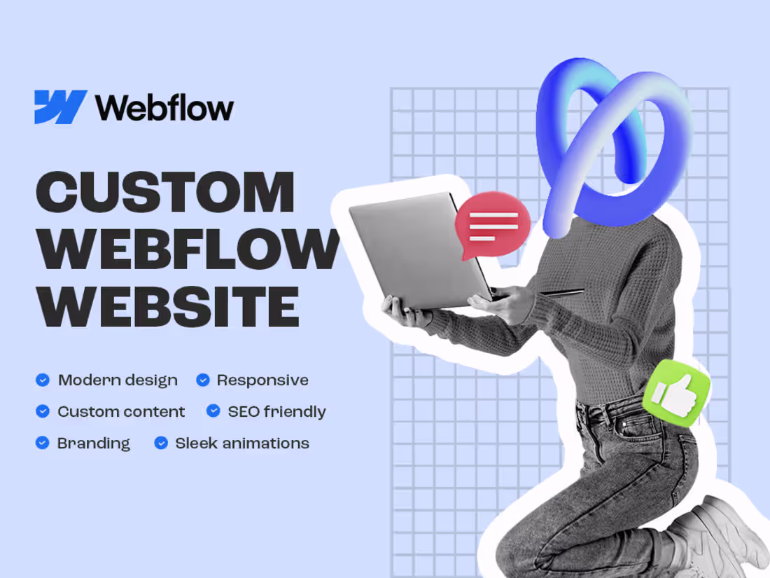 Cover image for The Full Package: Custom Design & Development in Webflow