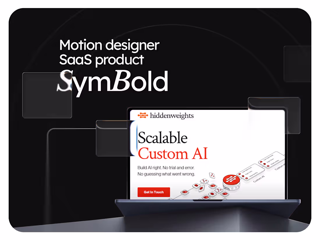 Cover image for SaaS webpage professional animations