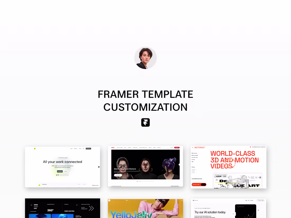 Cover image for Framer Template Customisation
